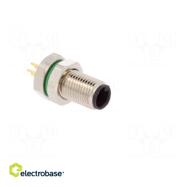 Connector: M5 | socket | male | THT | PIN: 4 | IP67 | 60V | 1A фото 8