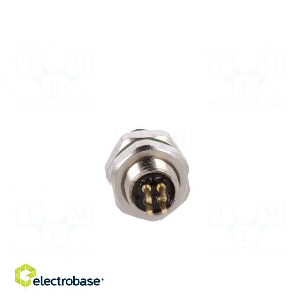 Connector: M5 | socket | male | THT | PIN: 4 | IP67 | 60V | 1A фото 5