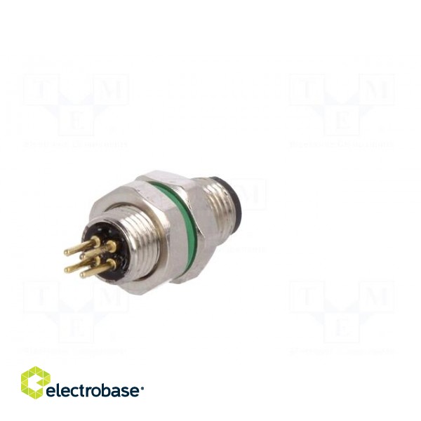 Connector: M5 | socket | male | THT | PIN: 4 | IP67 | 60V | 1A фото 6