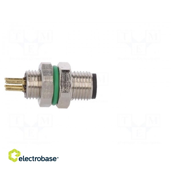 Connector: M5 | socket | male | THT | PIN: 4 | IP67 | 60V | 1A фото 7
