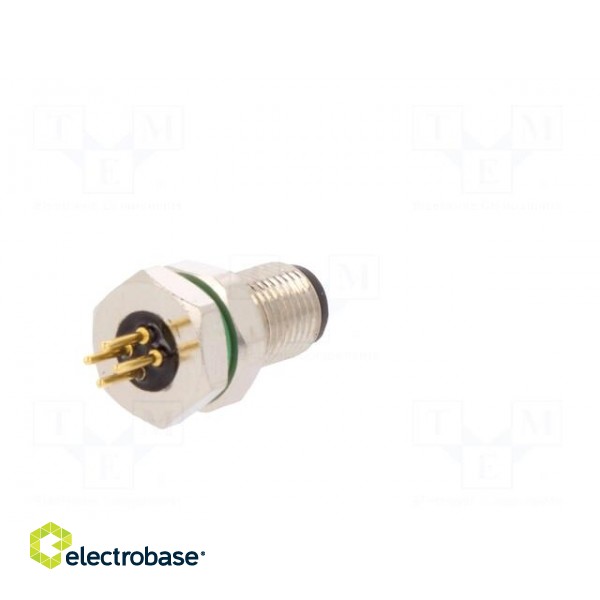 Connector: M5 | socket | male | THT | PIN: 4 | IP67 | 60V | 1A image 6