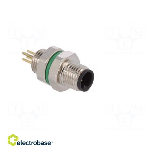 Connector: M5 | socket | male | THT | PIN: 4 | IP67 | 60V | 1A фото 8