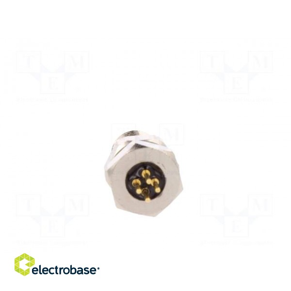 Connector: M5 | socket | male | THT | PIN: 4 | IP67 | 60V | 1A image 5
