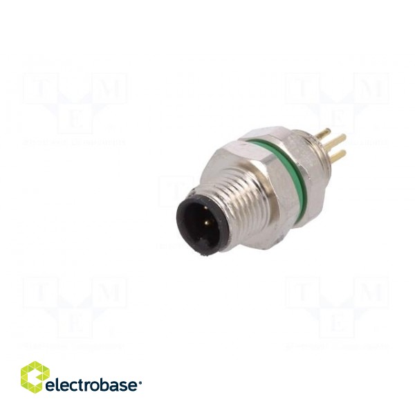Connector: M5 | socket | male | THT | PIN: 4 | IP67 | 60V | 1A фото 2