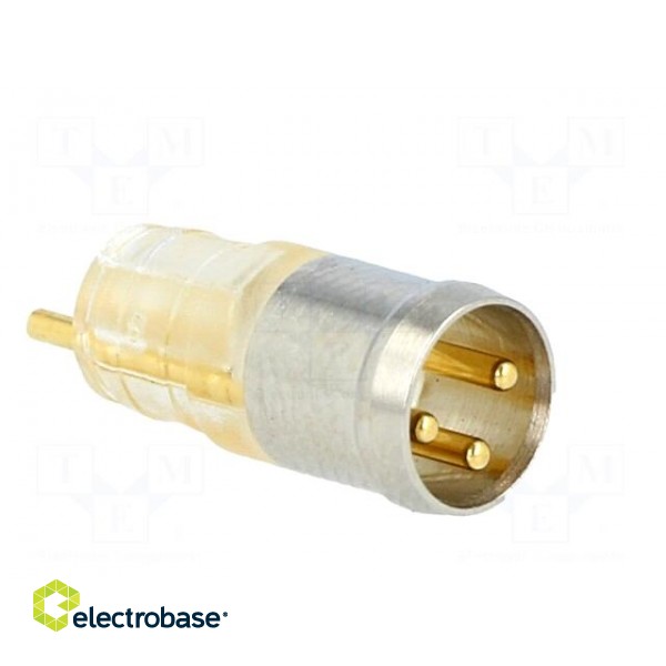 Connector: circular | male | PIN: 3 | for molding,for cable | 3A | 60V paveikslėlis 8