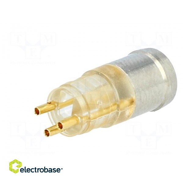 Connector: circular | male | PIN: 3 | for molding,for cable | 3A | 60V фото 6