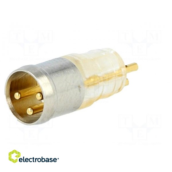 Connector: circular | male | PIN: 3 | for molding,for cable | 3A | 60V paveikslėlis 2