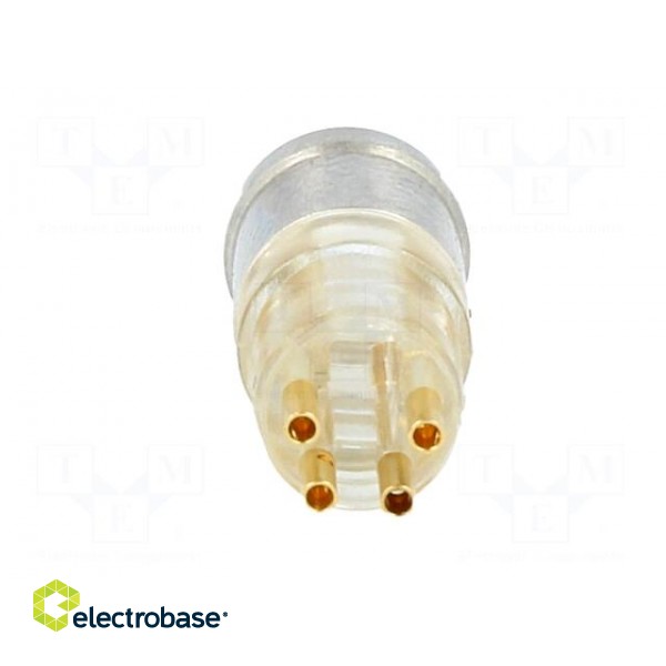 Connector: circular | male | PIN: 4 | for molding,for cable | 3A | 30V image 5