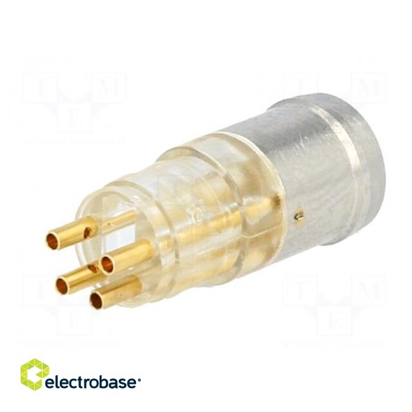 Connector: circular | male | PIN: 4 | for molding,for cable | 3A | 30V фото 6