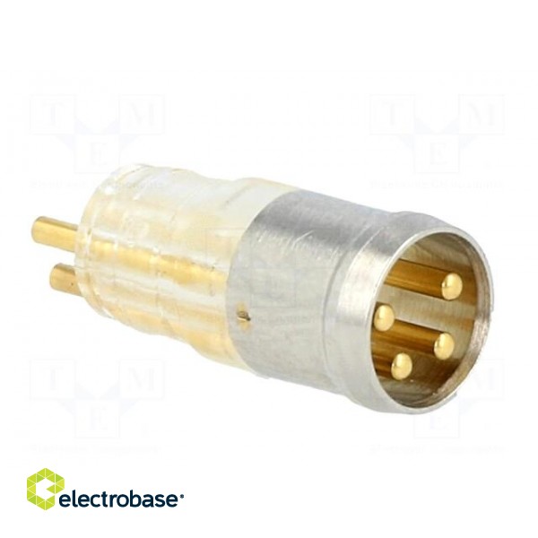 Connector: circular | male | PIN: 4 | for molding,for cable | 3A | 30V фото 8