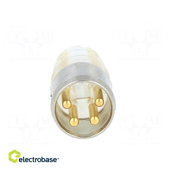 Connector: circular | male | PIN: 4 | for molding,for cable | 3A | 30V фото 9