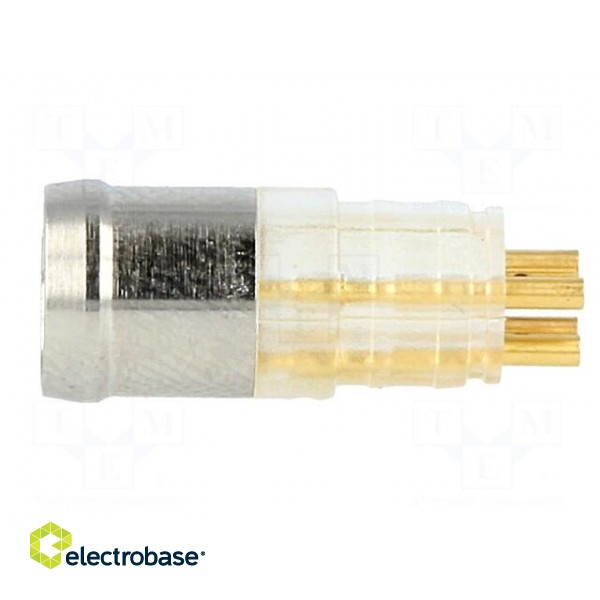 Connector: circular | male | PIN: 4 | for molding,for cable | 3A | 30V image 3