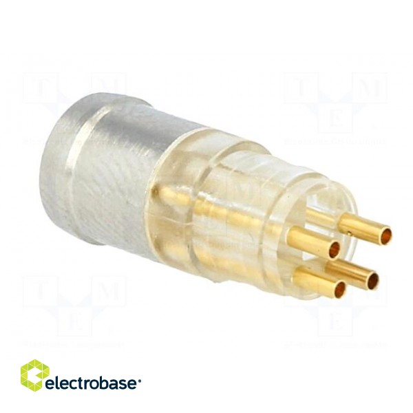 Connector: circular | male | PIN: 4 | for molding,for cable | 3A | 30V image 4