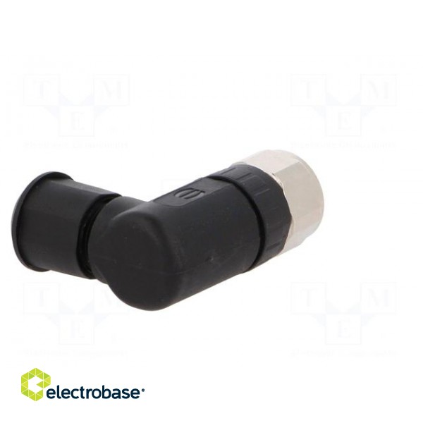 Connector: M8 | female | PIN: 3 | angled 90° | for cable | plug | 4A | IP67 image 6