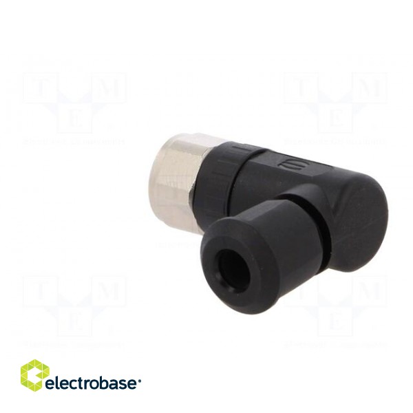 Connector: M8 | female | PIN: 3 | angled 90° | for cable | plug | 4A | IP67 image 4