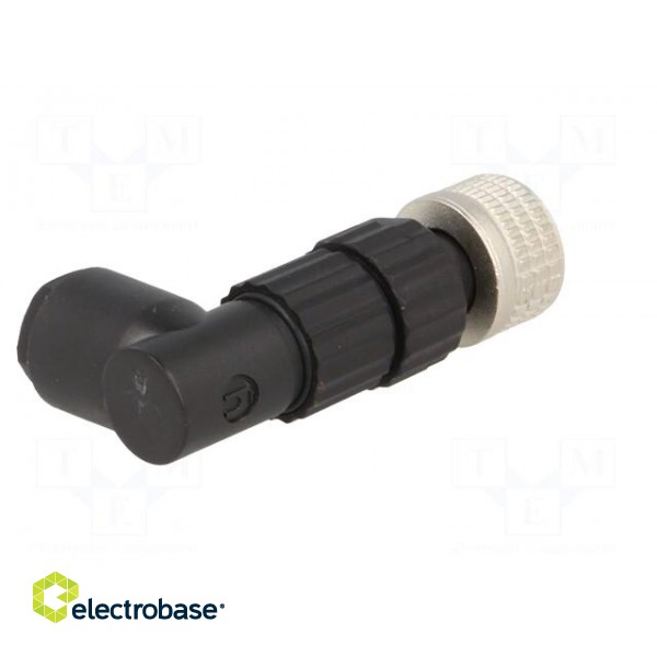 Connector: M8 | female | PIN: 3 | angled 90° | for cable | plug | E | 4A image 6