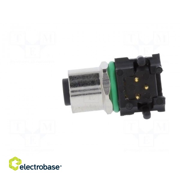 Connector: M8 | female | PIN: 3 | angled 90° | for panel mounting | 3A paveikslėlis 3