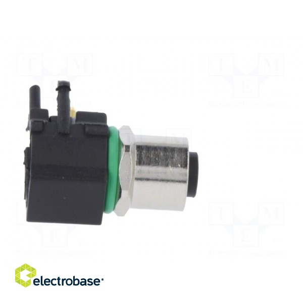 Connector: M8 | female | PIN: 3 | angled 90° | for panel mounting | 3A paveikslėlis 7