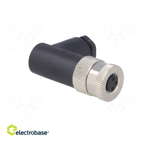 Connector: M8 | female | PIN: 3 | angled 90° | unshielded | for cable image 8