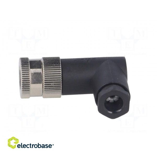 Connector: M8 | female | PIN: 3 | angled 90° | unshielded | for cable image 3