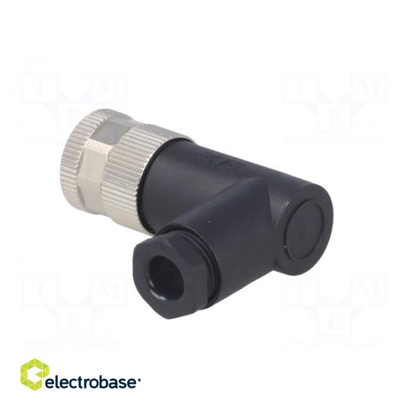 Connector: M8 | female | PIN: 3 | angled 90° | unshielded | for cable image 4