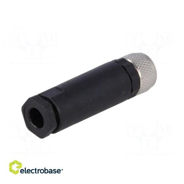 Connector: M8 | female | PIN: 3 | for cable | plug | 3A | IP67 | 60V image 6