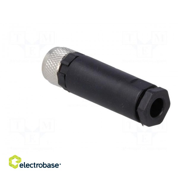 Connector: M8 | female | PIN: 3 | for cable | plug | 3A | IP67 | 60V image 4