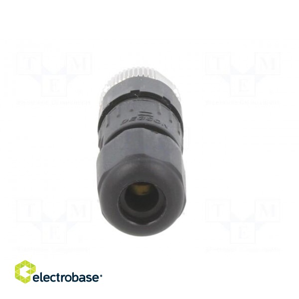 Connector: M8 | female | PIN: 3 | straight | for cable | plug | 3A | 60V фото 5