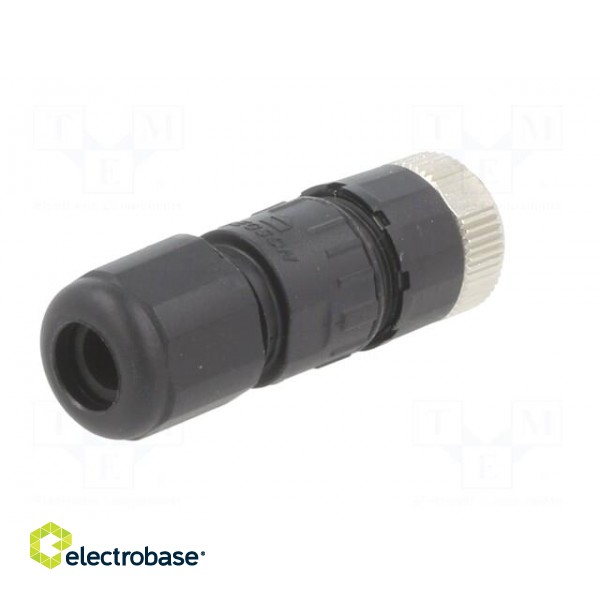 Connector: M8 | female | PIN: 3 | straight | for cable | plug | 3A | 60V image 6