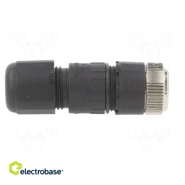 Connector: M8 | female | PIN: 3 | straight | for cable | plug | 3A | 60V фото 7