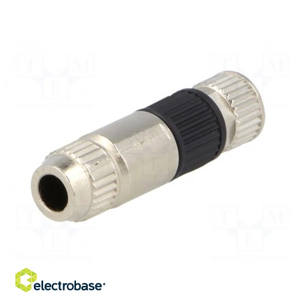 Connector: M8 | female | PIN: 3 | straight | for cable | plug | 4A | 32V image 6