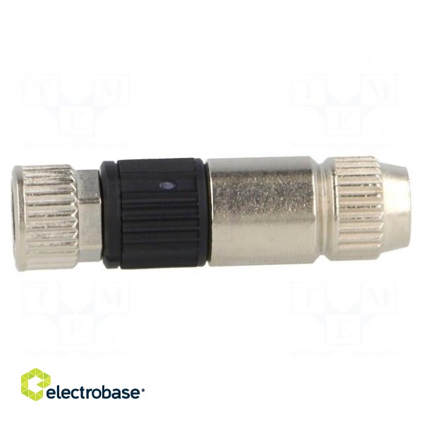 Connector: M8 | female | PIN: 3 | straight | for cable | plug | 4A | 32V image 3