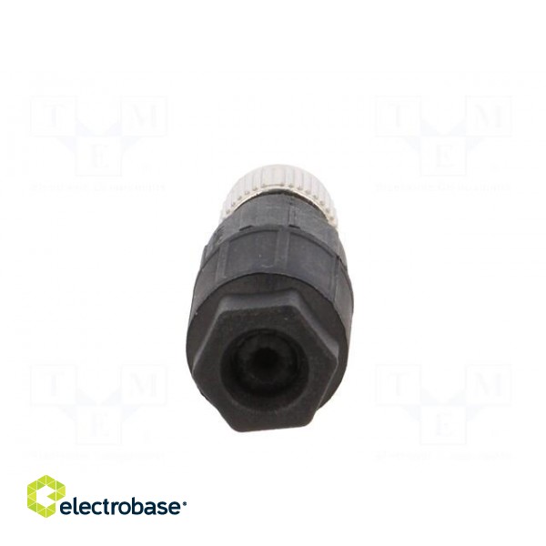 Connector: M8 | female | PIN: 3 | straight | for cable | plug | 4A | 40V фото 5