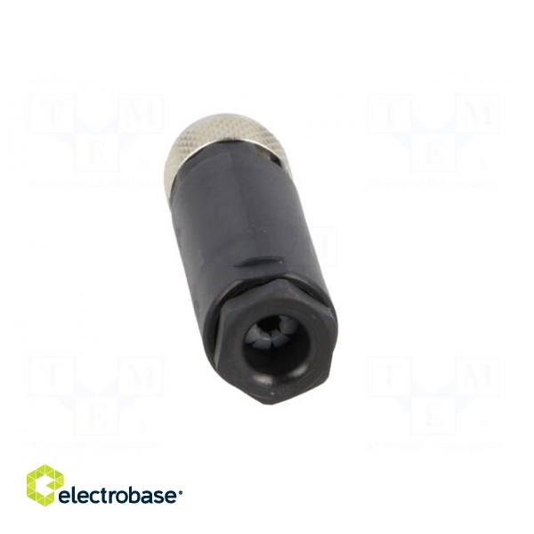 Connector: M8 | female | PIN: 3 | straight | for cable | plug | 4A | IP67 image 5