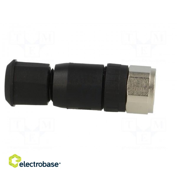 Connector: M8 | female | PIN: 3 | straight | for cable | plug | 4A | IP67 image 7
