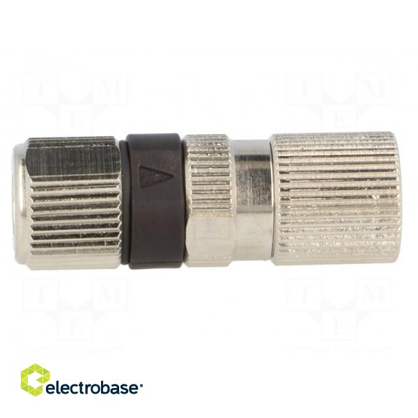 Connector: M8 | female | PIN: 3 | straight | for cable | plug | 4A | IP68 image 7