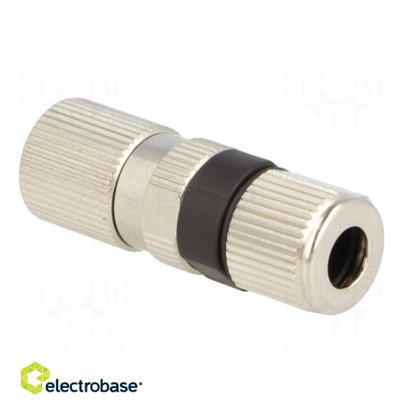 Connector: M8 | female | PIN: 3 | straight | for cable | plug | 4A | IP68 image 4