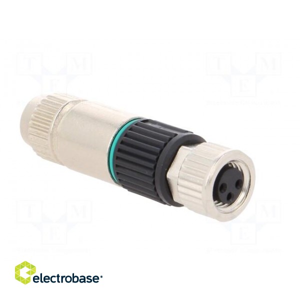 Connector: M8 | female | PIN: 3 | straight | for cable | plug | Slimline image 8