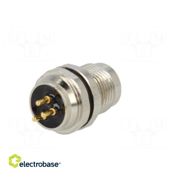 Connector: M8 | female | PIN: 3 | straight | for panel mounting | socket image 6