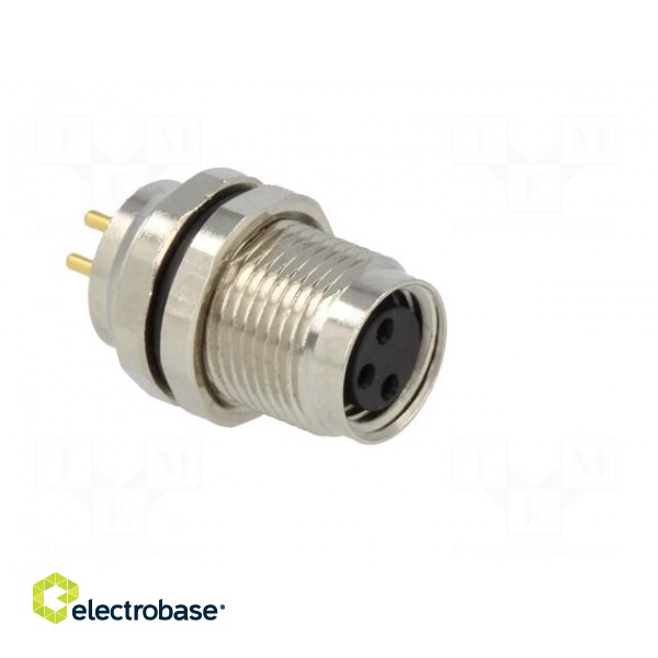 Connector: M8 | female | PIN: 3 | straight | for panel mounting | socket image 8