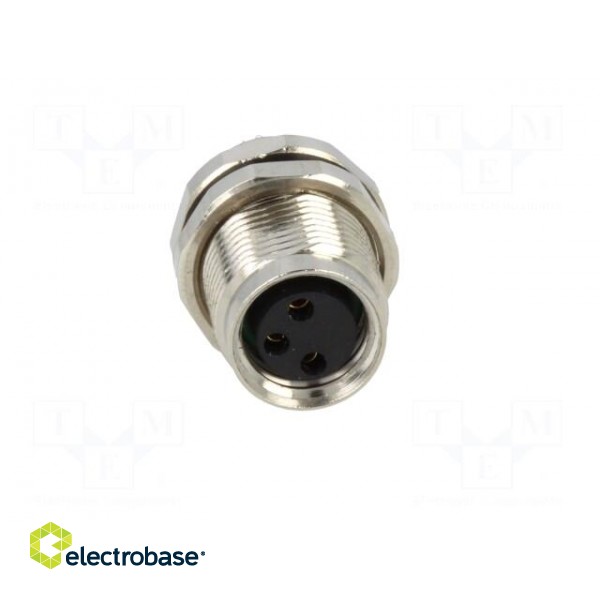 Connector: M8 | female | PIN: 3 | straight | for panel mounting | socket image 9
