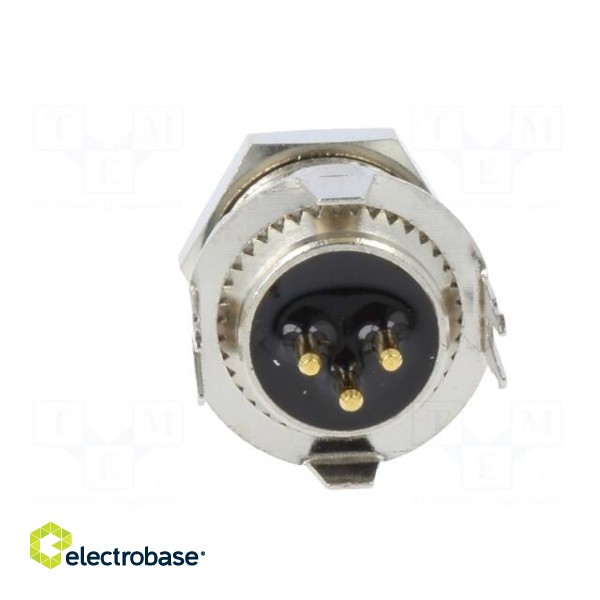 Connector: M8 | female | PIN: 3 | straight | on PCBs | socket | 4A | IP68 фото 5