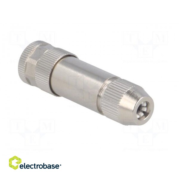 Connector: M8 | female | PIN: 3 | straight | shielded | for cable | plug image 4