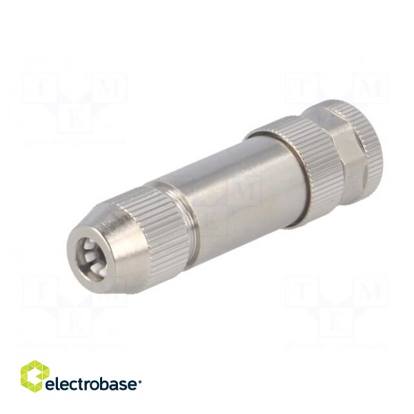 Connector: M8 | female | PIN: 3 | straight | shielded | for cable | plug image 6
