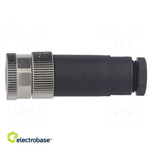 Connector: M8 | female | PIN: 3 | straight | unshielded | for cable | plug фото 3