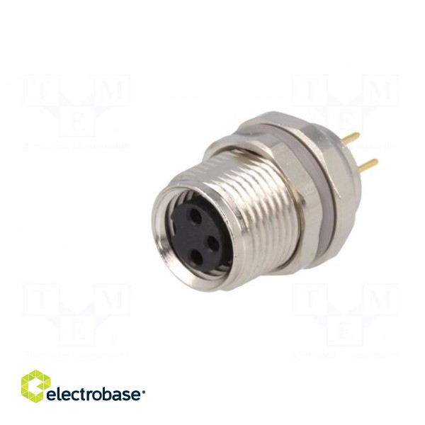 Connector: M8 | female | PIN: 3 | unshielded | socket | IP67 | 60V | 2÷4.5mm image 2