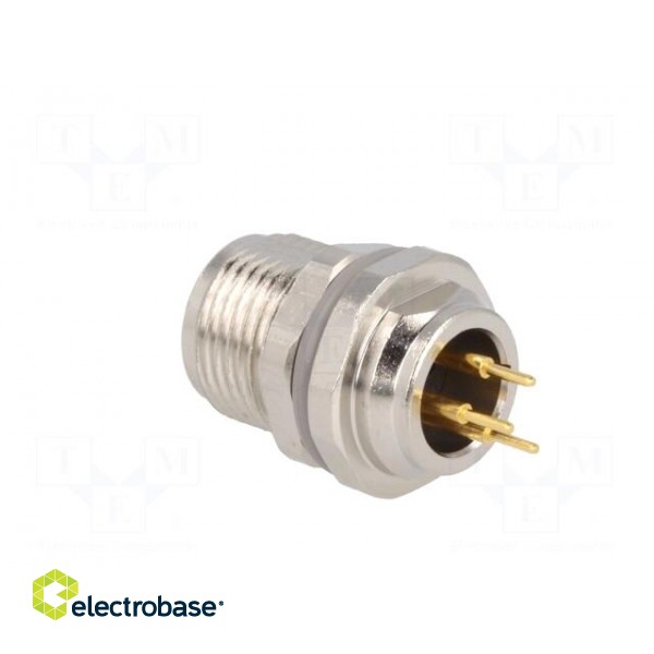 Connector: M8 | female | PIN: 3 | unshielded | socket | IP67 | 60V | 2÷4.5mm image 4