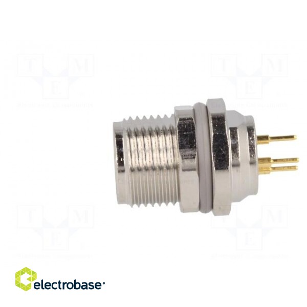 Connector: M8 | female | PIN: 3 | unshielded | socket | IP67 | 60V | 2÷4.5mm image 3