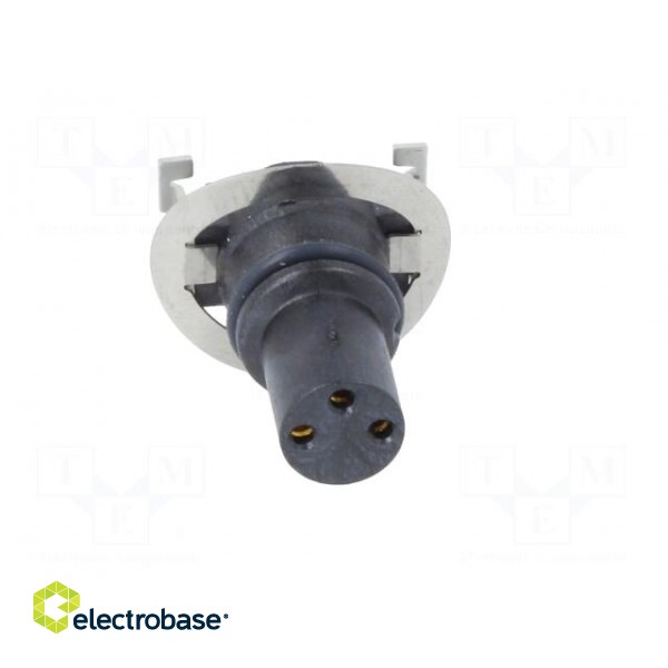 Connector: M8 | female | PIN: 3 | vertical | on PCBs | socket | 3A | 60V paveikslėlis 9