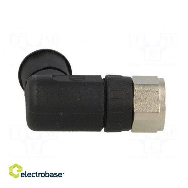 Connector: M8 | female | PIN: 4 | angled 90° | for cable | plug | 4A | IP67 image 7